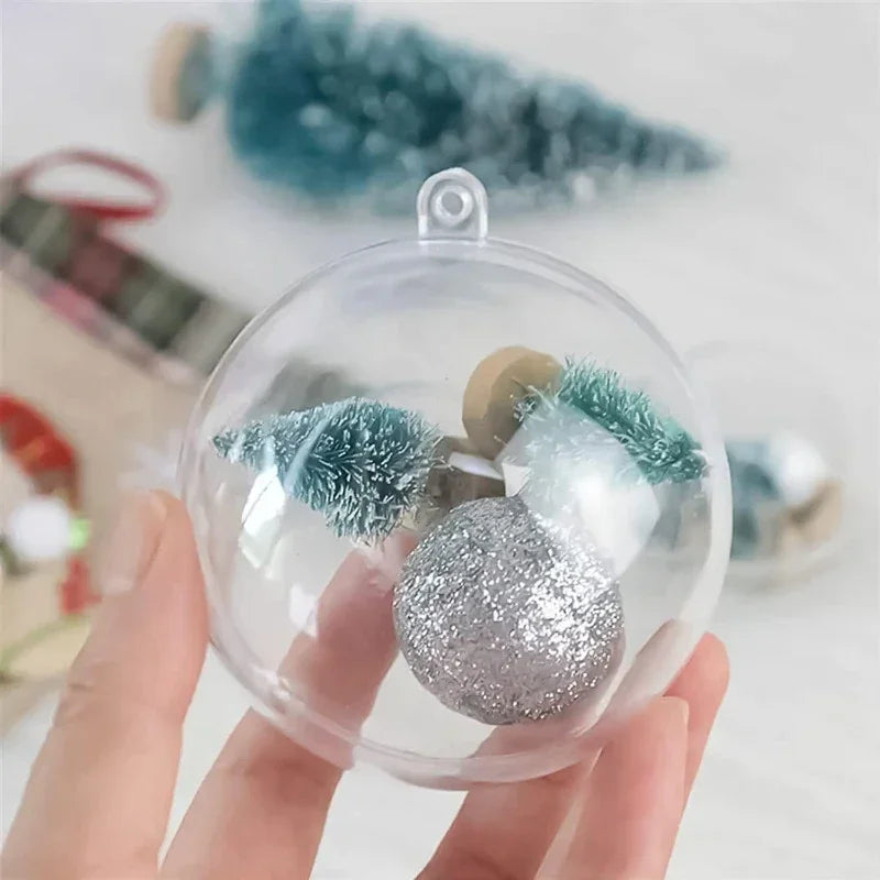 Прозорі Пластикові Кулі для Наповнення (DIY Декор)