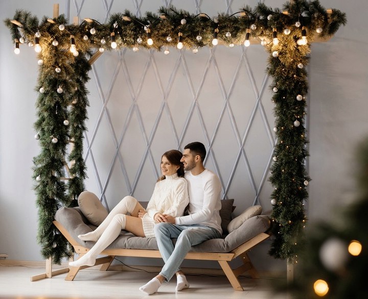 Різдвяний штучний гірляндний вінок "Сосна" 2,7 м Ruhhy