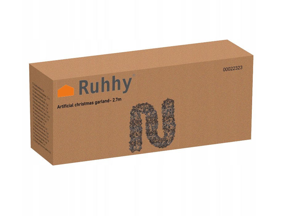 Різдвяний штучний гірляндний вінок "Сосна" 2,7 м Ruhhy