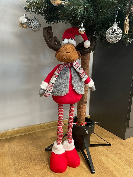 Різдвяний декоративний олень із телескопічними ніжками Ruhhy 88 см