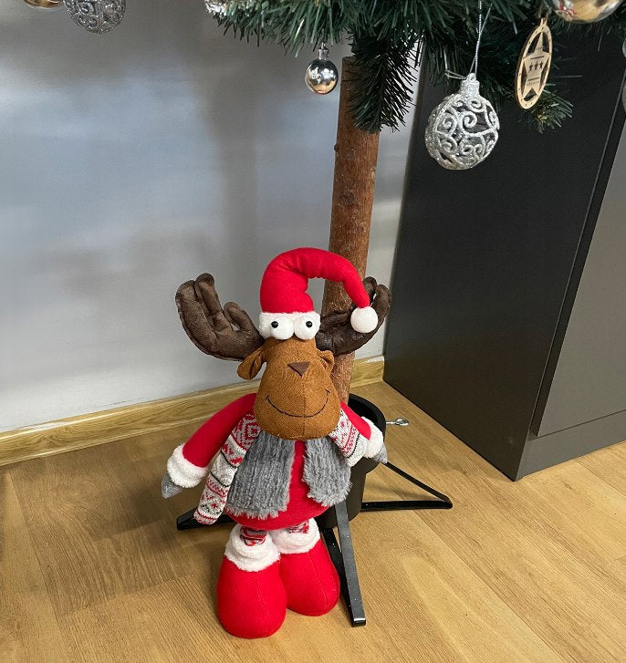 Різдвяний декоративний олень із телескопічними ніжками Ruhhy 88 см